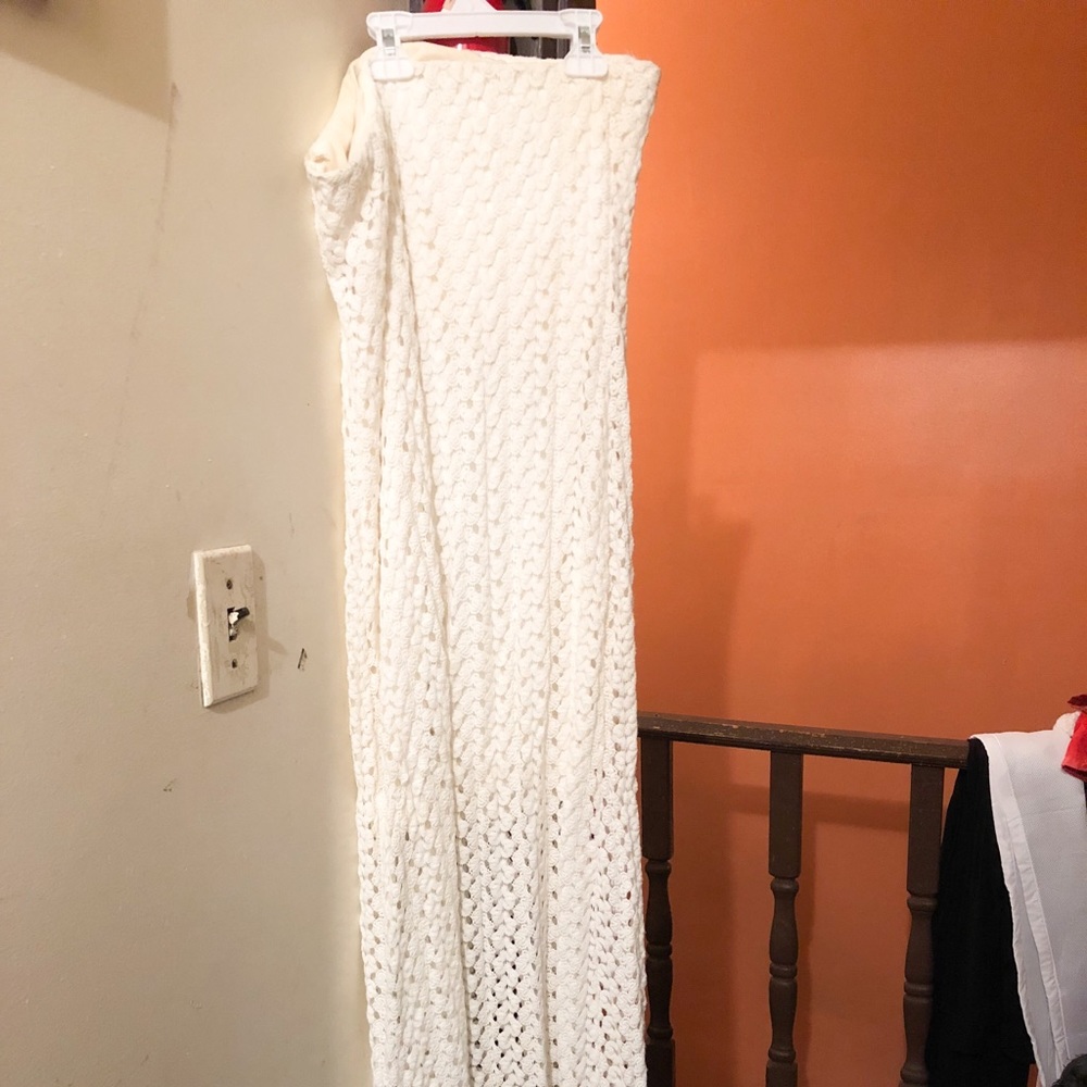 Long white dress